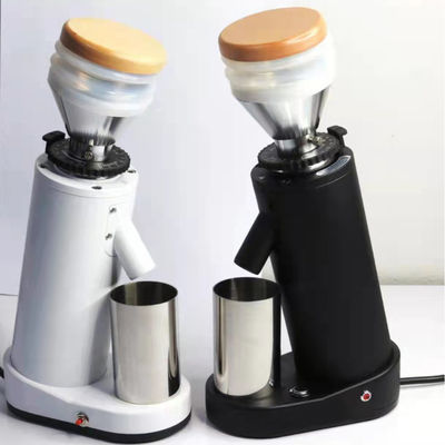 180W commerciële koffiezetapparaat met elektrische roestvrijstalen kegelkoffiemolen