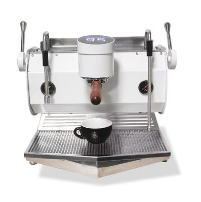 6.0L Dubbelgroep Elektrisch roestvrij staal espresso koffiezetapparaat voor cappuccino en latte