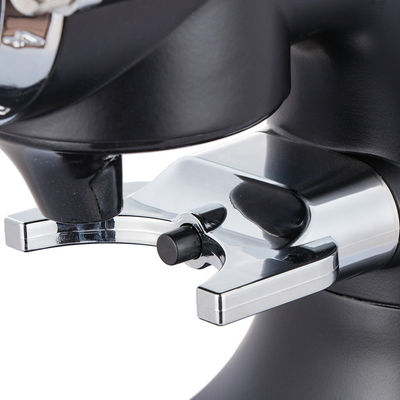 75 mm Burr grinders Titanium geplatte elektrische koffiebonen grinder voor cappuccino latte