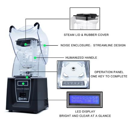220V laagstemend elektrisch huishoudelijk mixer 1500Ml Power blender mixer voor ijsdrank en sap