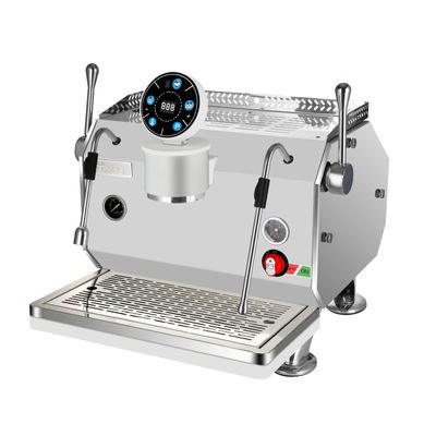 Commerciële semi-automatische programmeerbare espresso-koffiemachine met Italiaans ontwerp