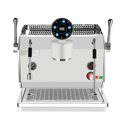 Commerciële semi-automatische programmeerbare espresso-koffiemachine met Italiaans ontwerp