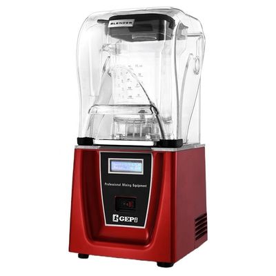 Professionele low noise smoothie blender met geluidsdekking en totale verplettering