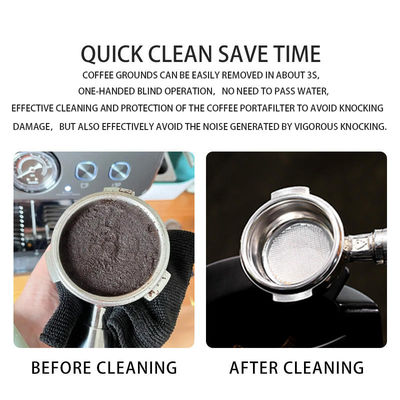 Professionele elektrische espresso knockbox voor automatisch schoonmaken van portafilter zonder kraan