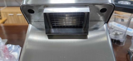 Professionele elektrische groenten- en fruitknipper met duurzame constructie van roestvrij staal