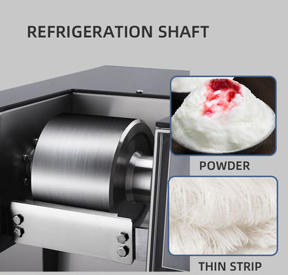 Gerelateerd aan grondstoffen Bingsu scheer-ijs-sneeuwmachine met lage geluidscompressor