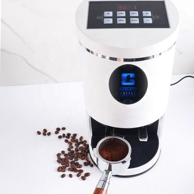 Commerciële elektrische koffiepoederpersmachine Professionele automatische koffievervaardiger