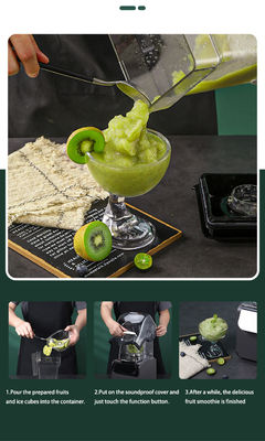 DIY commerciële blender Multifunctionele low noise smoothie blender met programmeerbare lussen