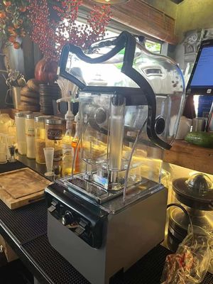 8 snelheidsinstellingen aangepast logo commerciële blender voor smoothie machine