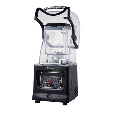 Low Noise Heavy Duty Smoothie Blender met geluiddichte hoes en onbreekbare PC Jar