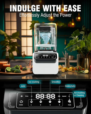 Professionele apparatuur van de koffiewinkel Krachtige smoothie blender met geluidsdichte hoes