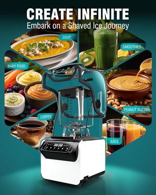 Professionele apparatuur van de koffiewinkel Krachtige smoothie blender met geluidsdichte hoes