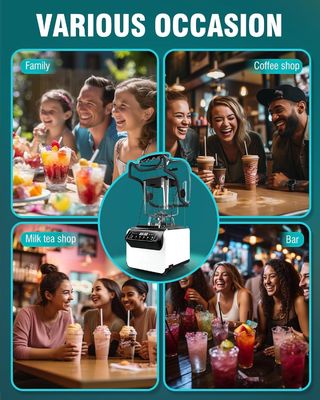 Professionele apparatuur van de koffiewinkel Krachtige smoothie blender met geluidsdichte hoes