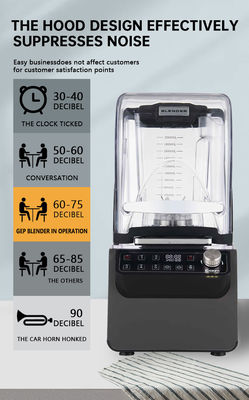 2.5HP blender 220V professionele ijskruiser blender met slim programmeerbare DIY Loop