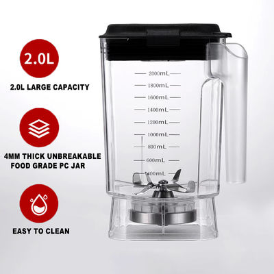 2.5HP blender 220V professionele ijskruiser blender met slim programmeerbare DIY Loop